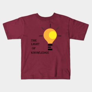 The light of knowledge Kids T-Shirt